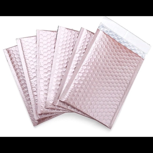 Matte Rose Gold Bubble Mailers 20 Piece 6x10 - Picture 5 of 7